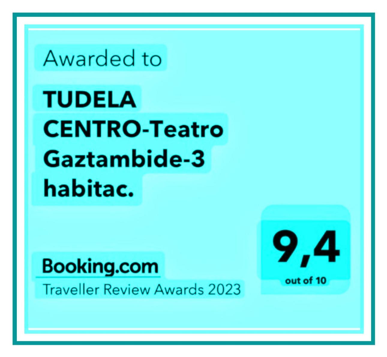 Tudela Centro-Teatro Gaztambide-3 Habitac. 아파트 외부 사진